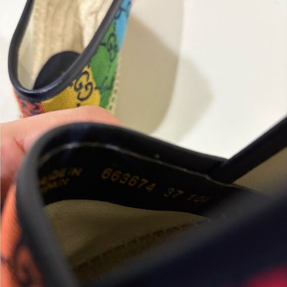 Gucci Multicolor Espadrilles Rainbow flats - Picture 8 of 11